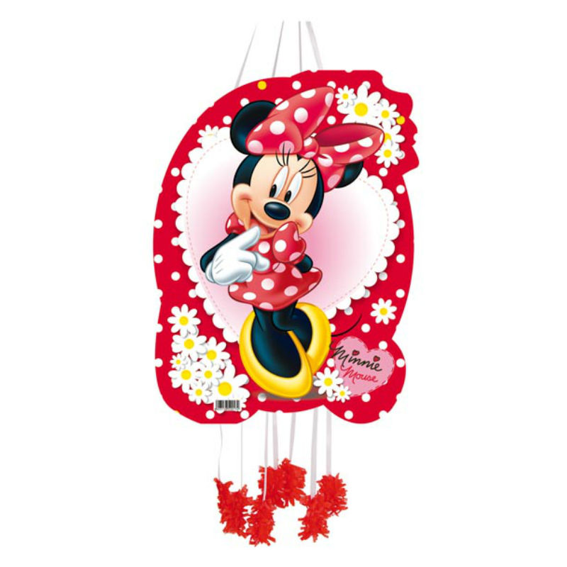 Piñata Perfil Minnie Lunares