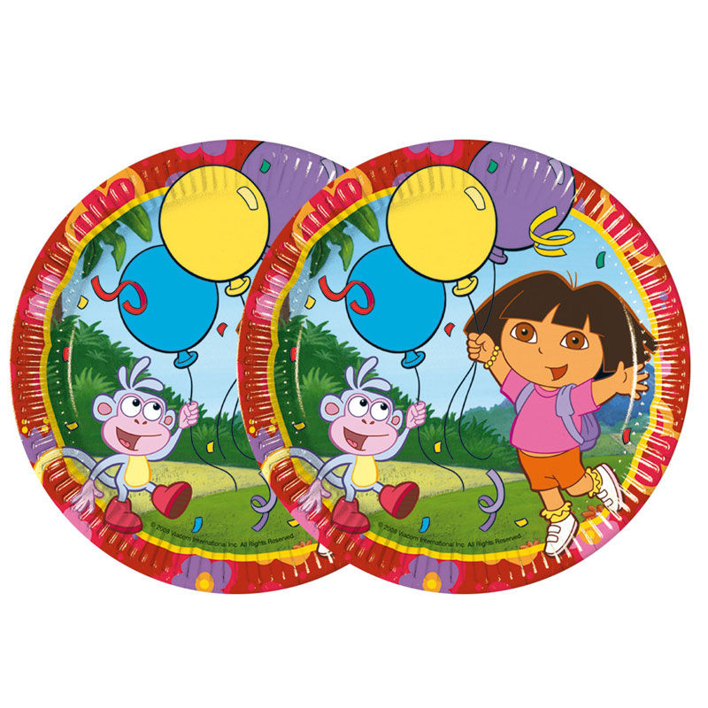 Platos de Dora la Exploradora de 23 cm