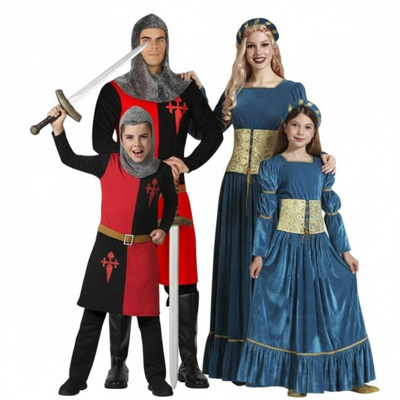 Grupo Soldados y Doncellas Medievales