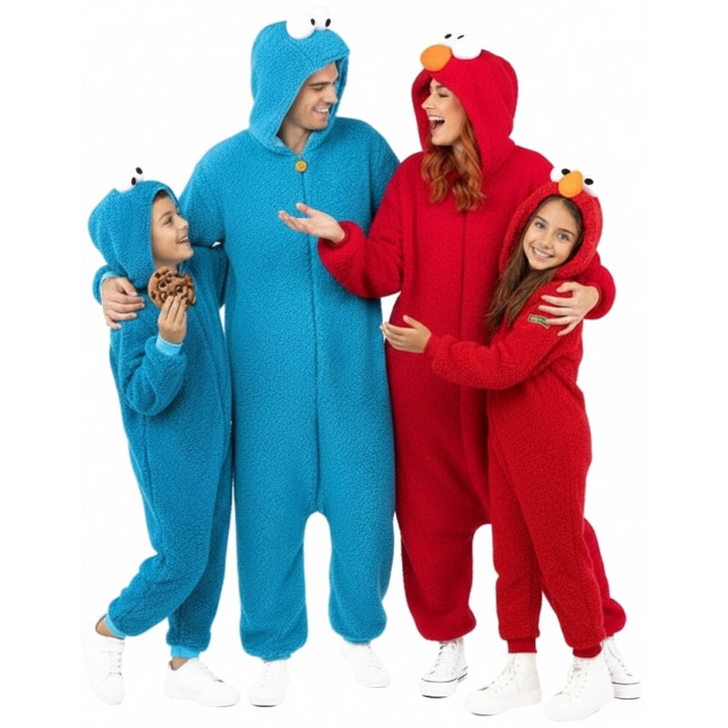 Grupo Triki y Elmo de Barrio Sésamo