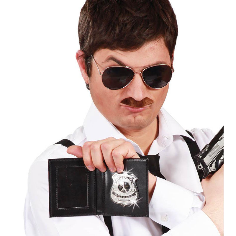 Cartera Placa Policía