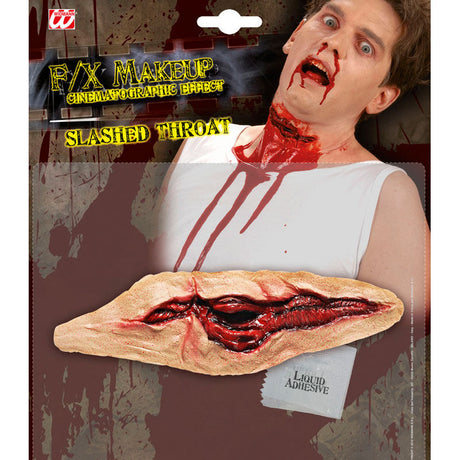 Efecto de cuello degollado Halloween