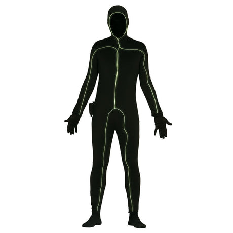 Disfraz de Sombra con Luz Hombre adulto