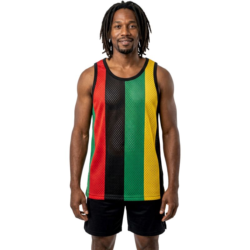 Camiseta Rejilla Jamaicano para hombre