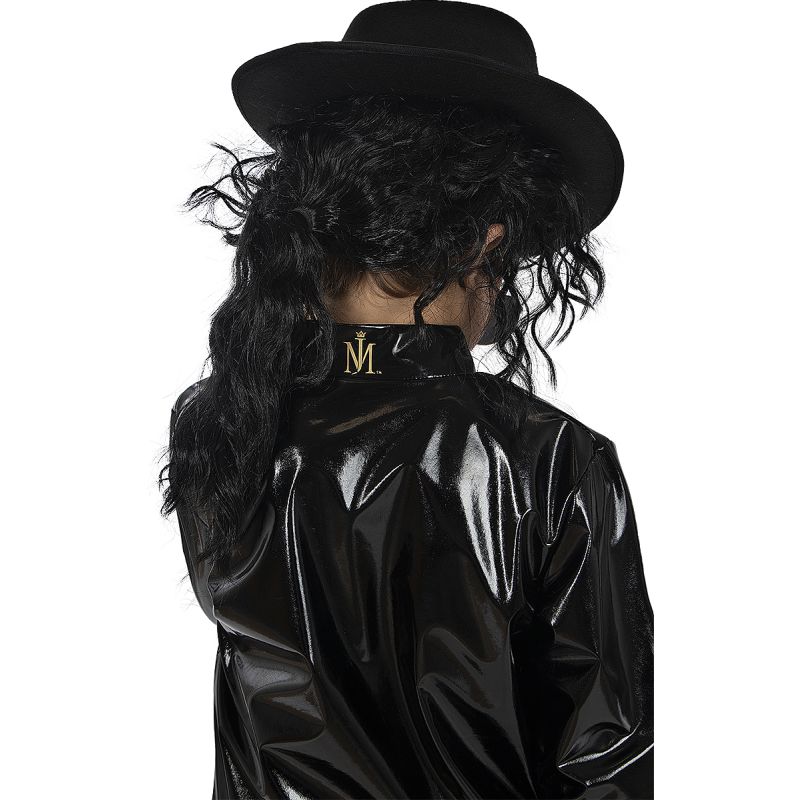 Chaqueta militar negra Michael Jackson para niño Detalle