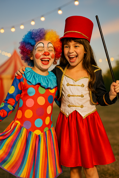 Disfraces Payasas y el circo para niña