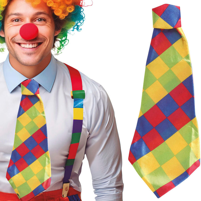 Corbata Payaso a cuadros