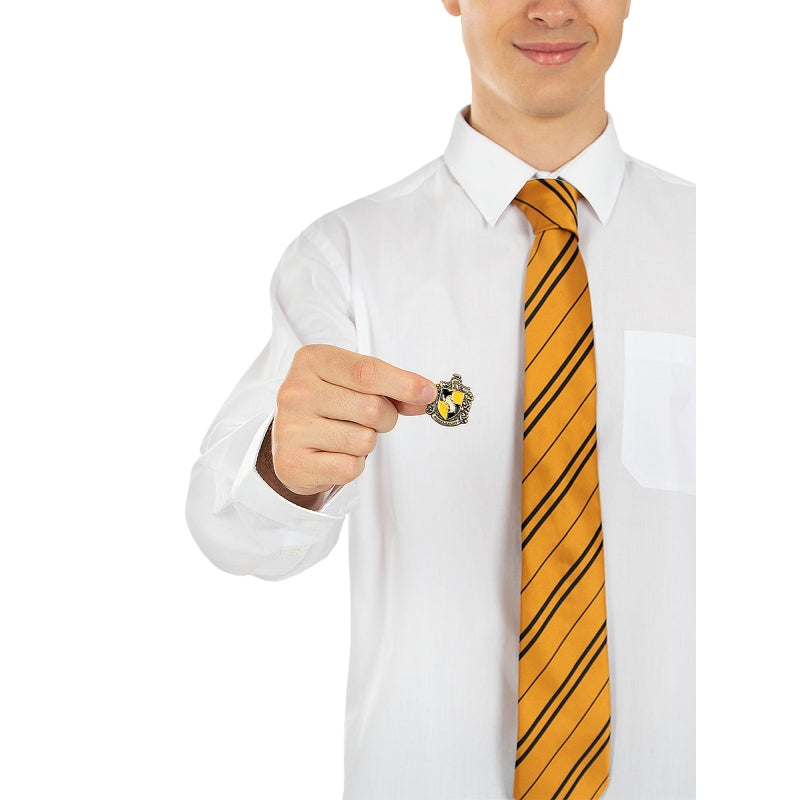 Corbata y pin Hufflepuff Harry Potter
Detalle Bis