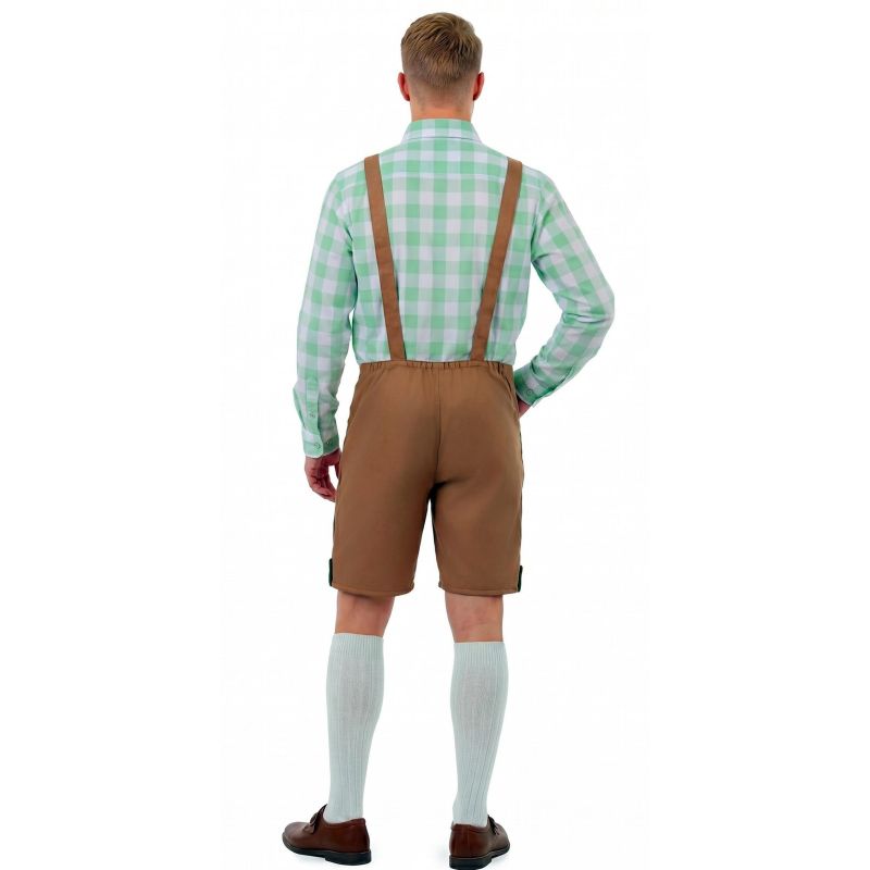 Disfraz de Bávaro Alemán Hans para hombre Espalda