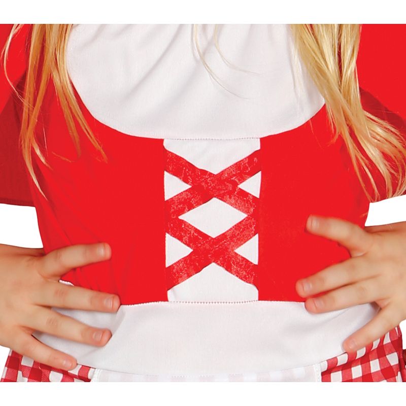 Disfraz de Caperucita Roja Clásica para niña Detalle