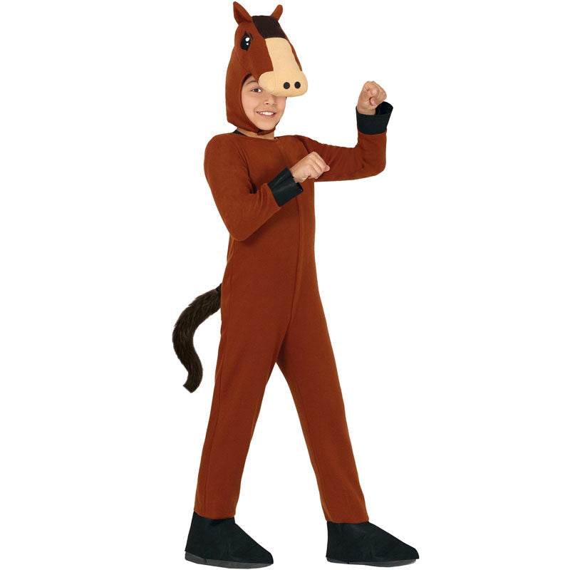 Disfraz de Caballo marrón infantil