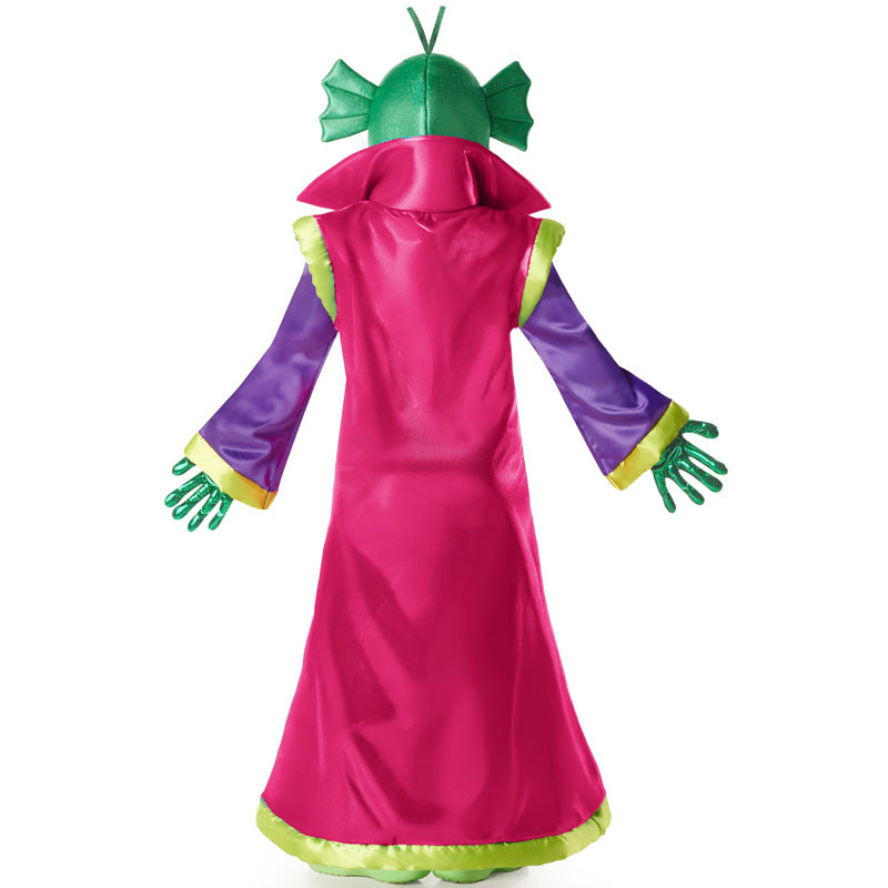 Disfraz de Extraterrestre morado para niña Espalda