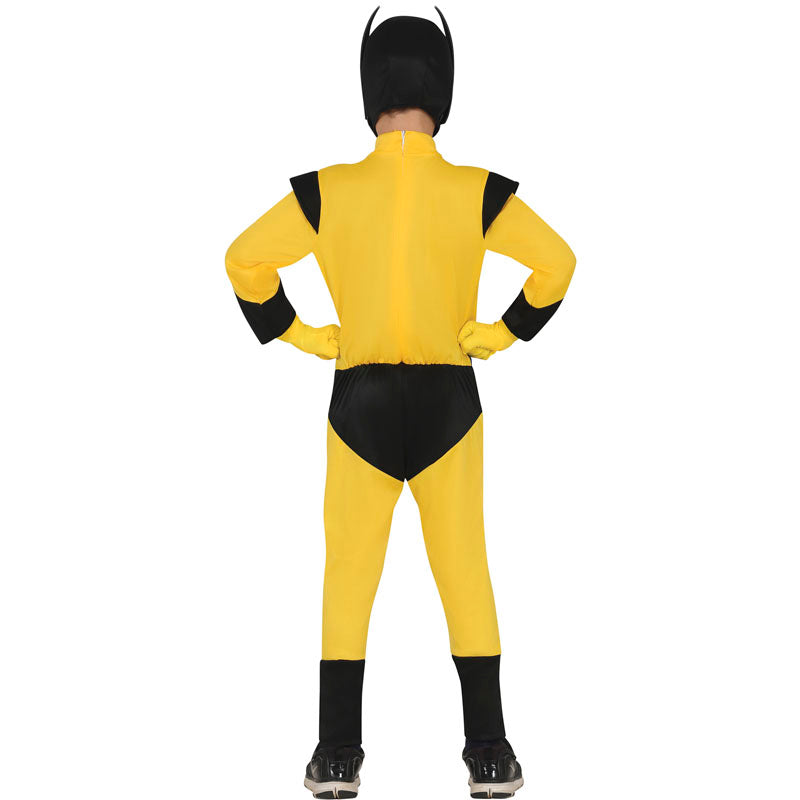 Disfraz de Héroe Lobezno para niño Espalda