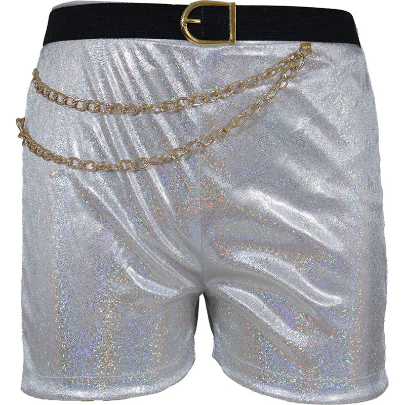 Disfraz de K-pop Silver Leader para mujer Pieza tres