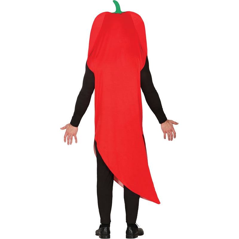 Disfraz de Mister Chili adulto unisex Espalda