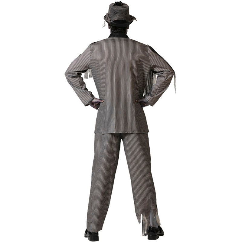 Disfraz de Novio Fantasma gris para hombre Espalda