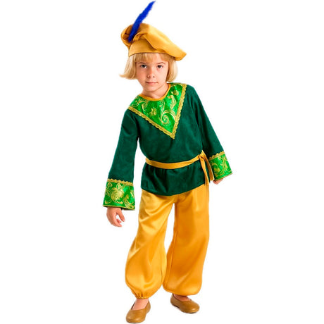 Disfraz de Paje Rey Gaspar para niño