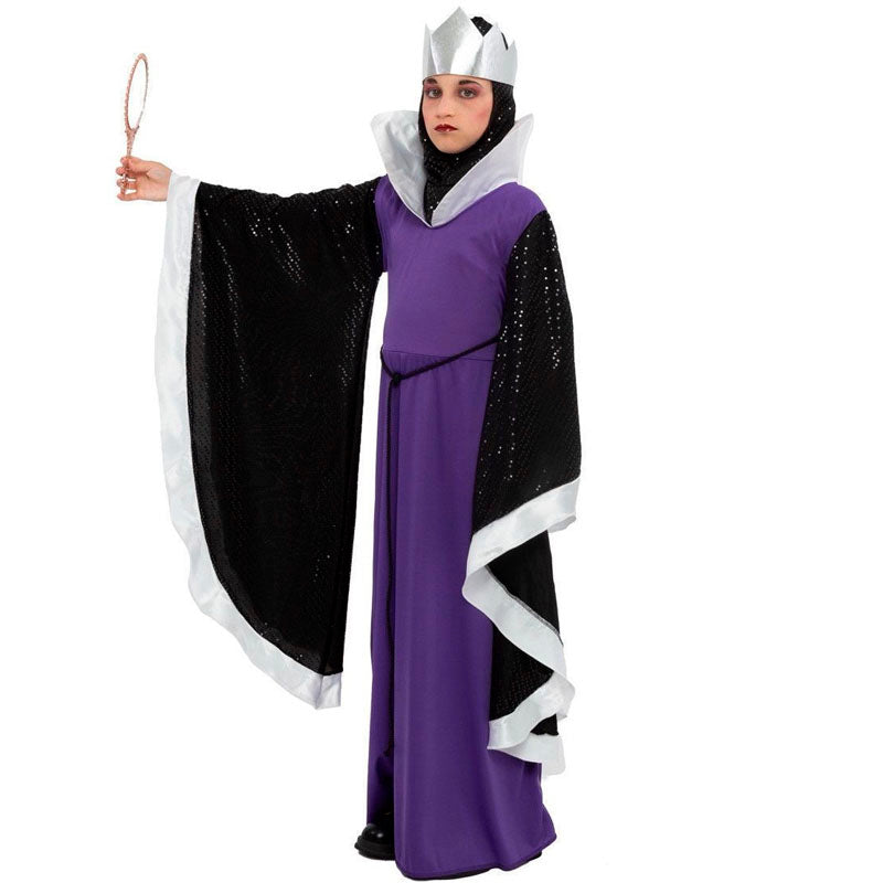 Disfraz de Reina Bruja Blancanieves para niña Perfil