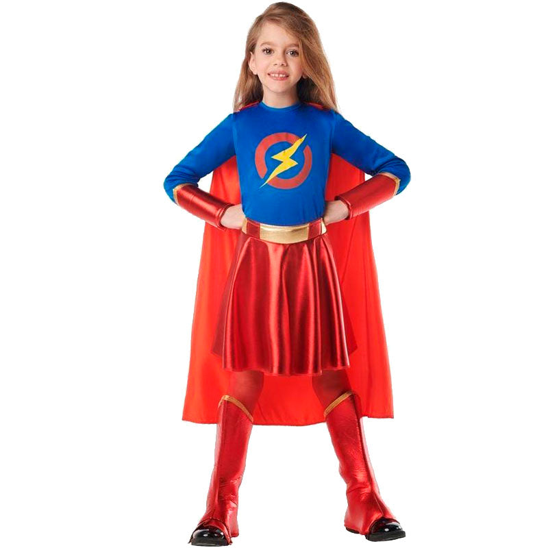 Disfraz de Superheroína clásica para niña