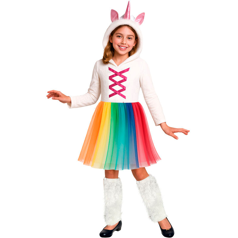 Disfraz de Unicornio Multicolor para niña
