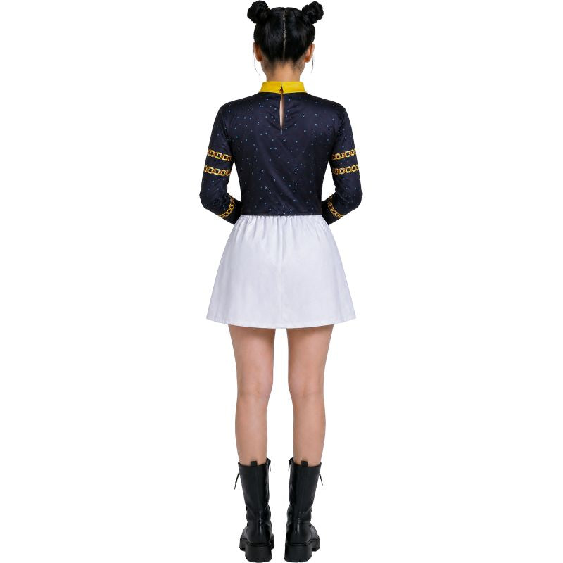 Disfraz de K-pop Silver Leader Classic para mujer Espalda