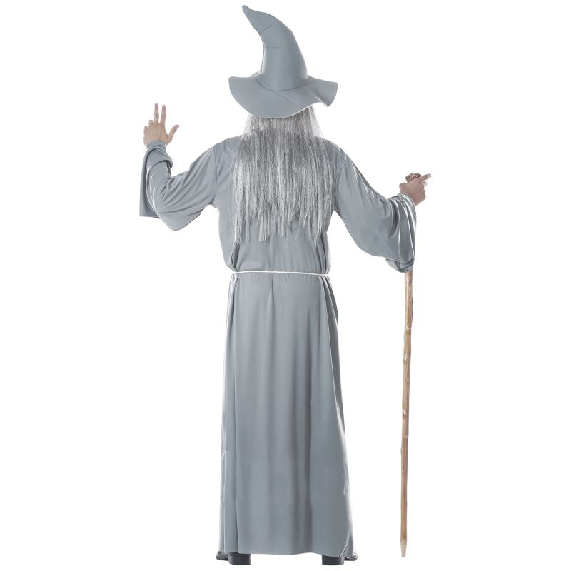 Disfraz de Mago Gandalf El Gris para hombre Espalda