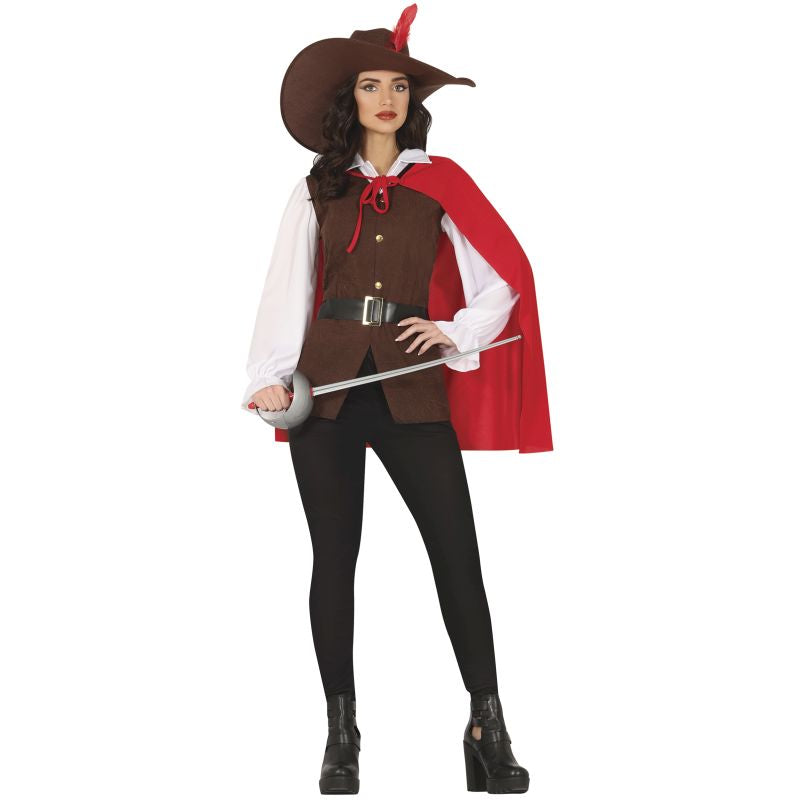 Disfraz de Mosquetera D´Artagnan para mujer