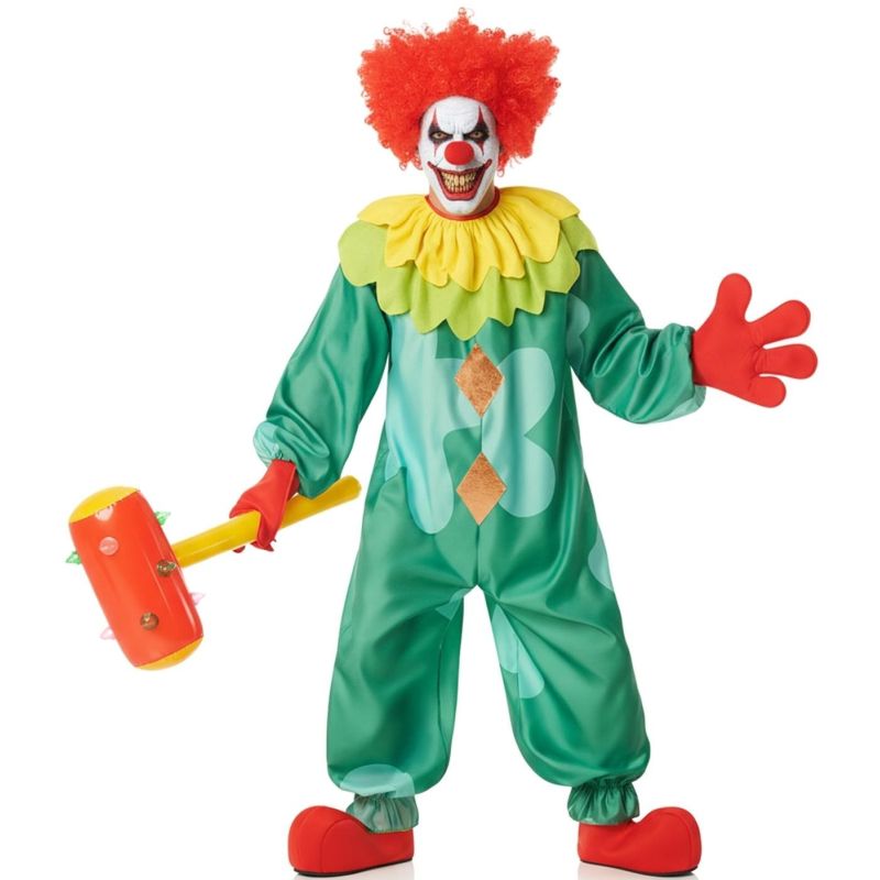 Disfraz de Payaso Asesino Spikey para hombre