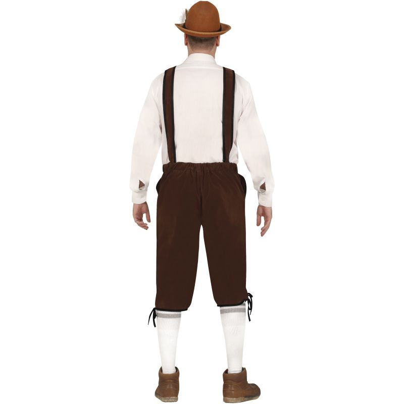 Disfraz de Peto Tirolés Oktoberfest para hombre Espalda