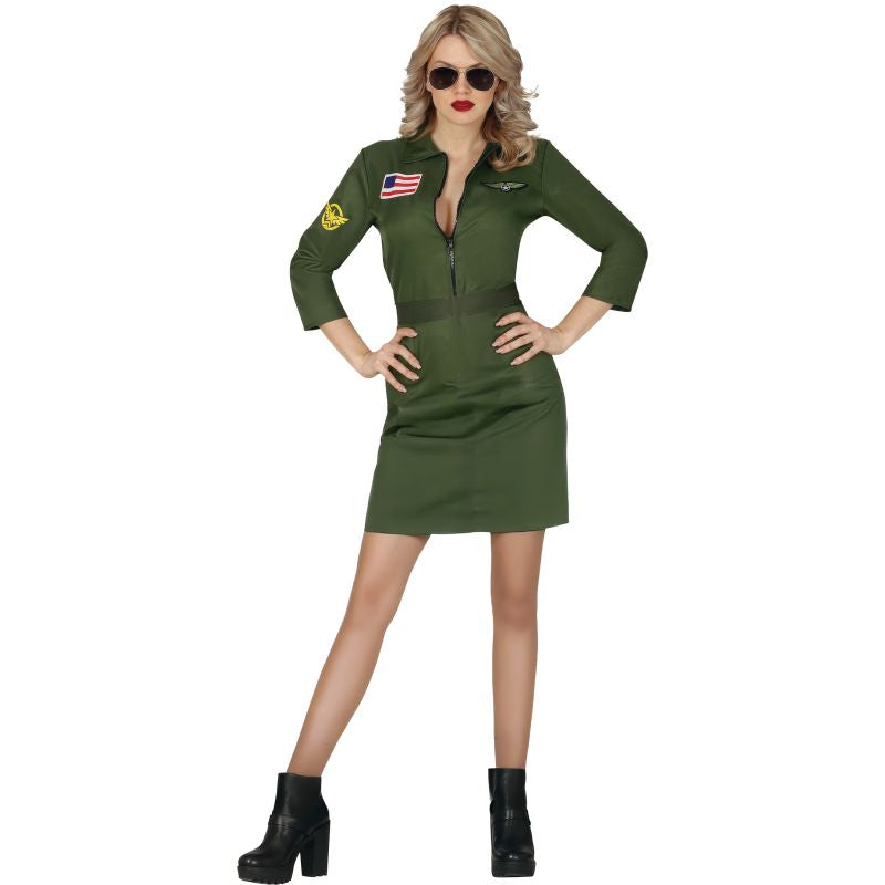 Disfraz de Piloto Militar para mujer
