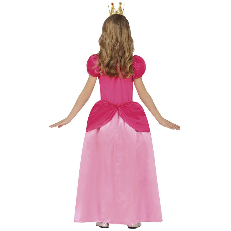 Disfraz de Princesa Peach Videojuego para niña Espalda