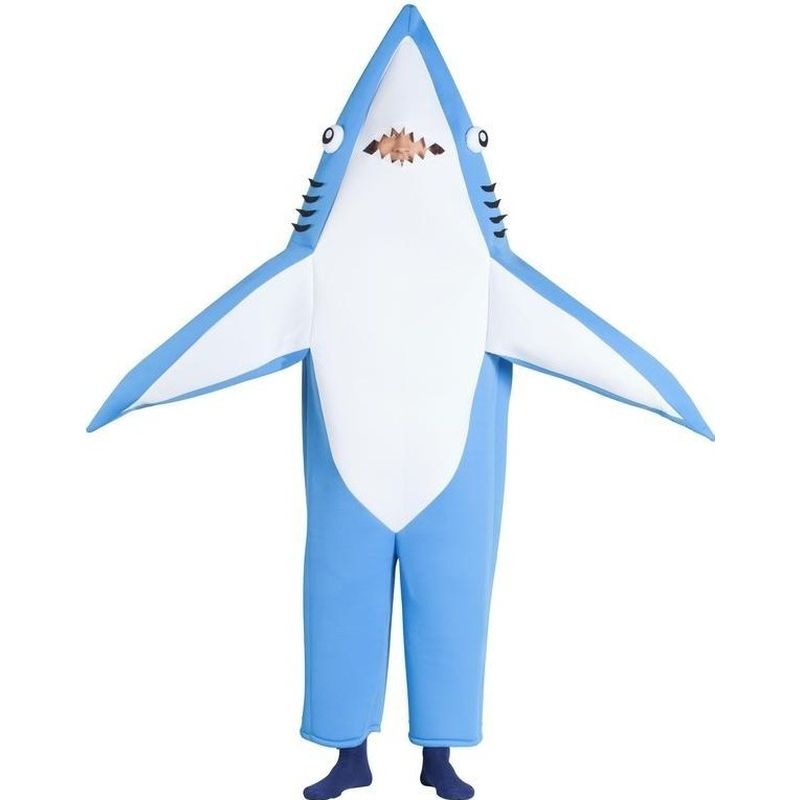 Disfraz de Tiburón Azul para hombre Bis