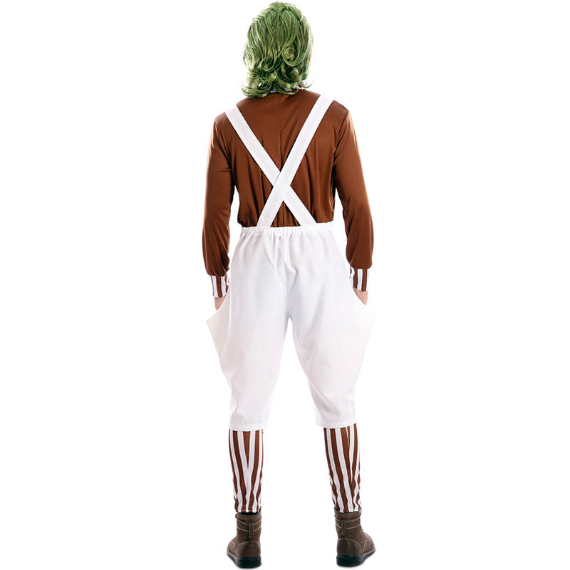 Disfraz de Ayudante de la Fábrica de Chocolate adulto unisex Espalda
