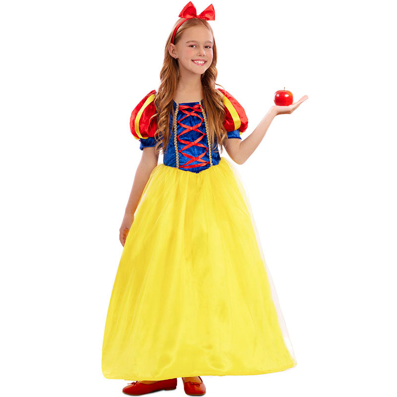 Disfraz de Blancanieves en el bosque para niña
