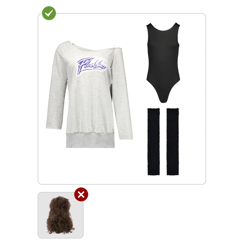 Disfraz de Flashdance para mujer Contenido