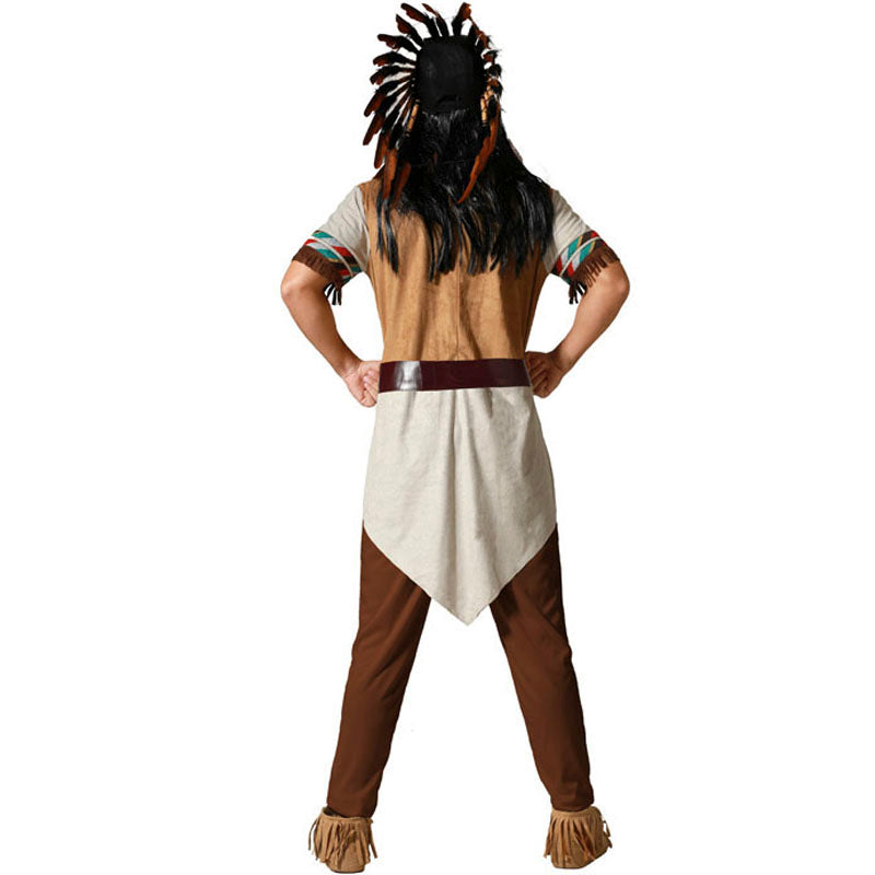 Disfraz para hombre de Indio Espalda