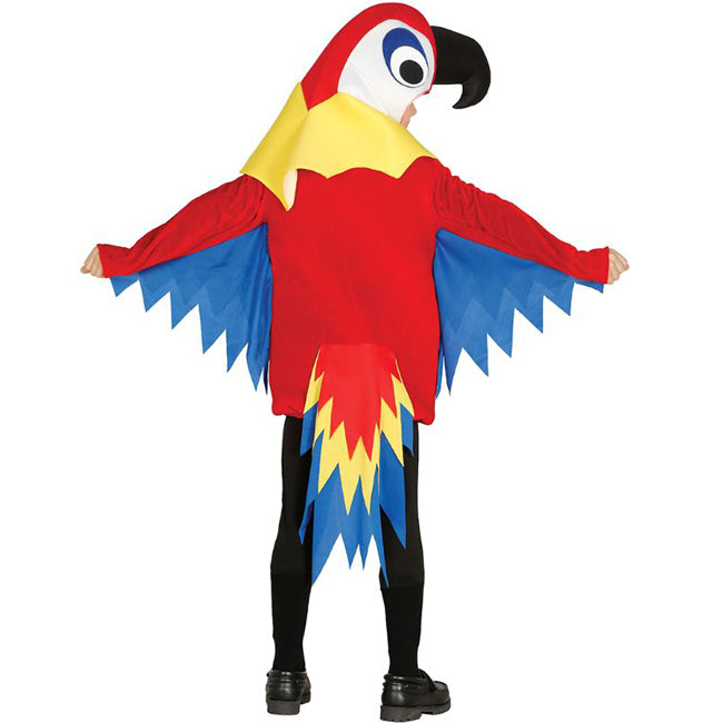 Disfraz de Loro tropical para niño