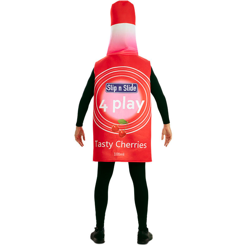 Disfraz de Lubricante sabor cereza adulto unisex Espalda