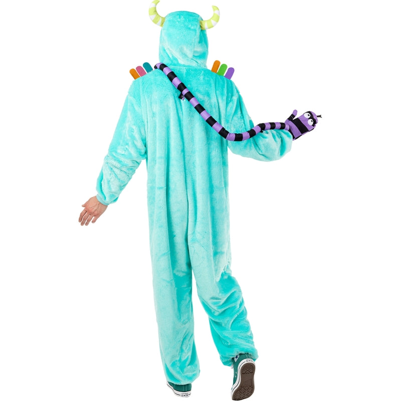 Disfraz de Monstruo Colorido para adulto Espalda