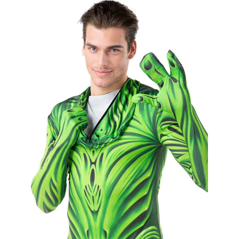 Disfraz de Monstruo Extraterrestre segunda piel para hombre Detalle Bis