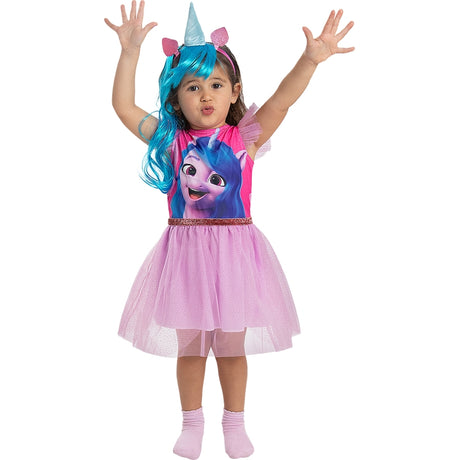 Disfraz de My Little Pony Izzy Moonbow para niña Bis
