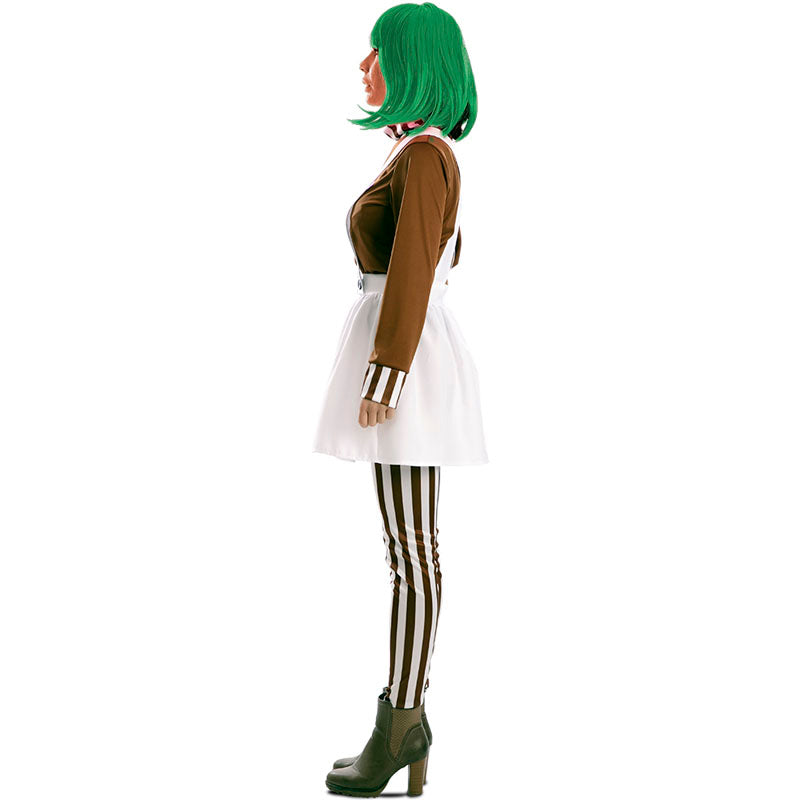 Disfraz de Oompa-Loompa para mujer Perfil
