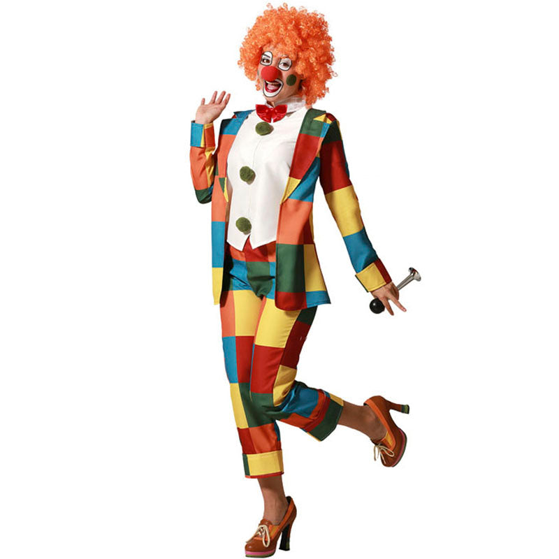 Disfraz para mujer de Payasa con chaqueta
