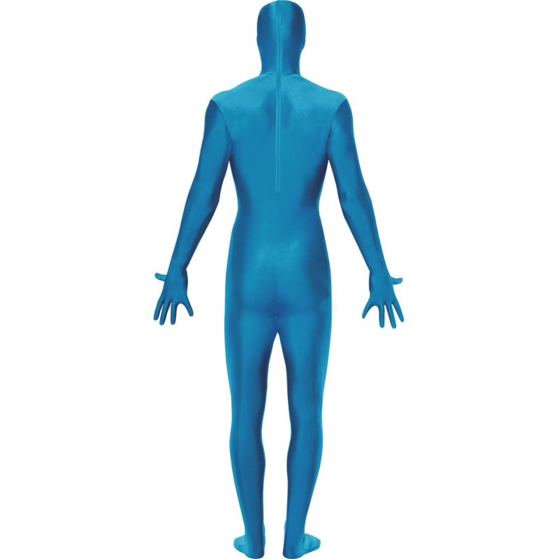 Disfraz de Morphsuit Segunda Piel Azul adulto unisex Espalda