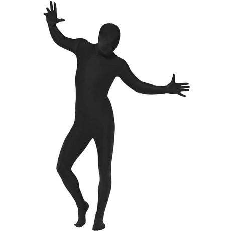 Disfraz de Morphsuit Segunda Piel Negro adulto unisex
