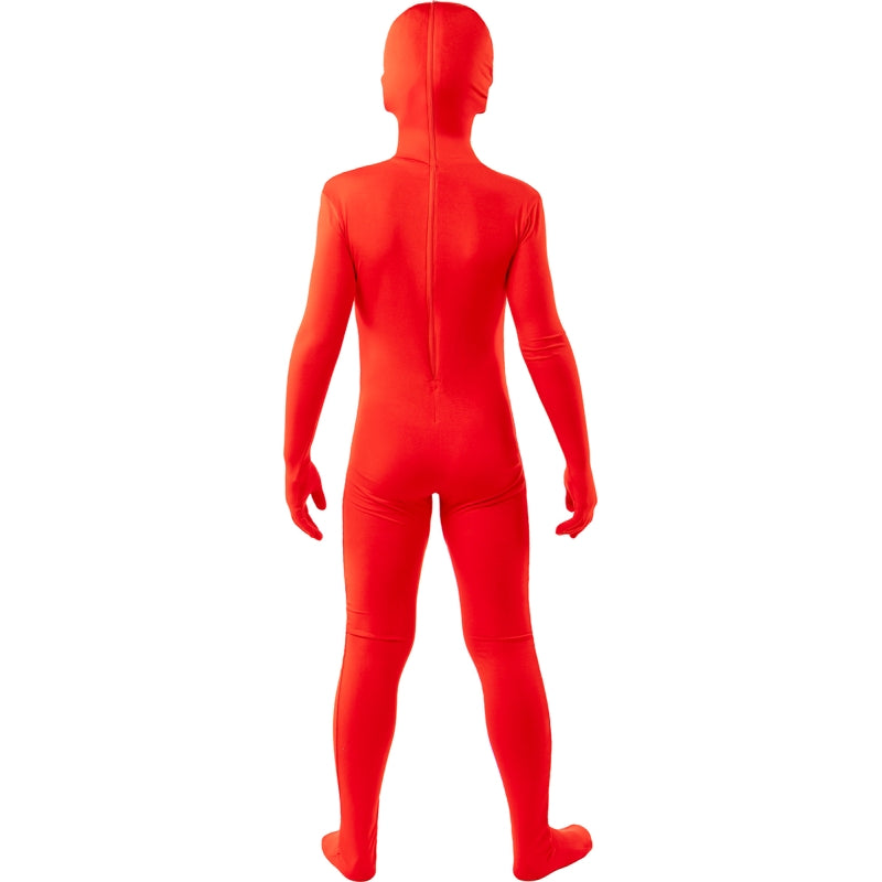 Disfraz de Segunda Piel Rojo infantil Espalda