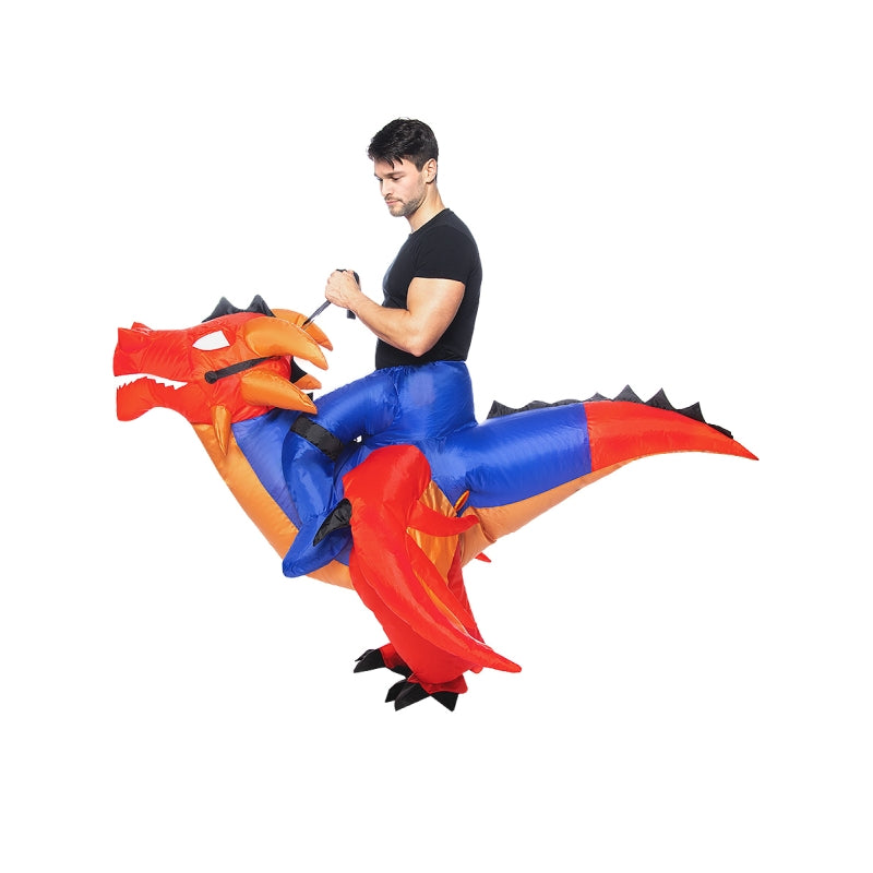 Disfraz de Dragón Hinchable a Hombros adulto unisex Perfil