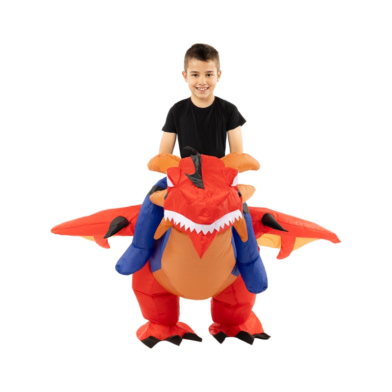 Disfraz de Dragón a hombros hinchable infantil Bis