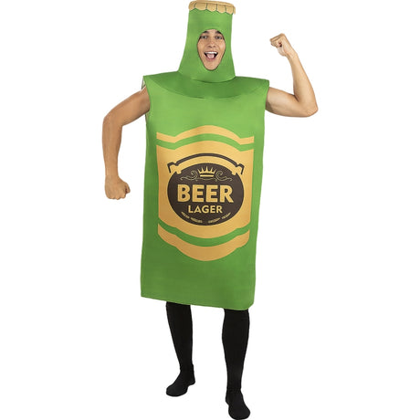 Disfraz de Botella de Cerveza Lager para hombre