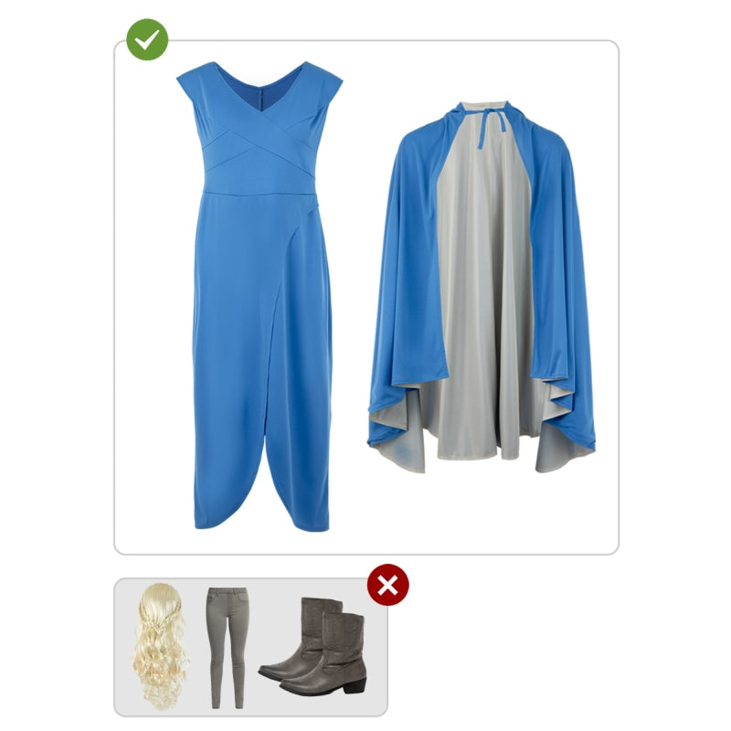 Disfraz de Daenerys Targaryen azul de Juego de Tronos para mujer Contenido